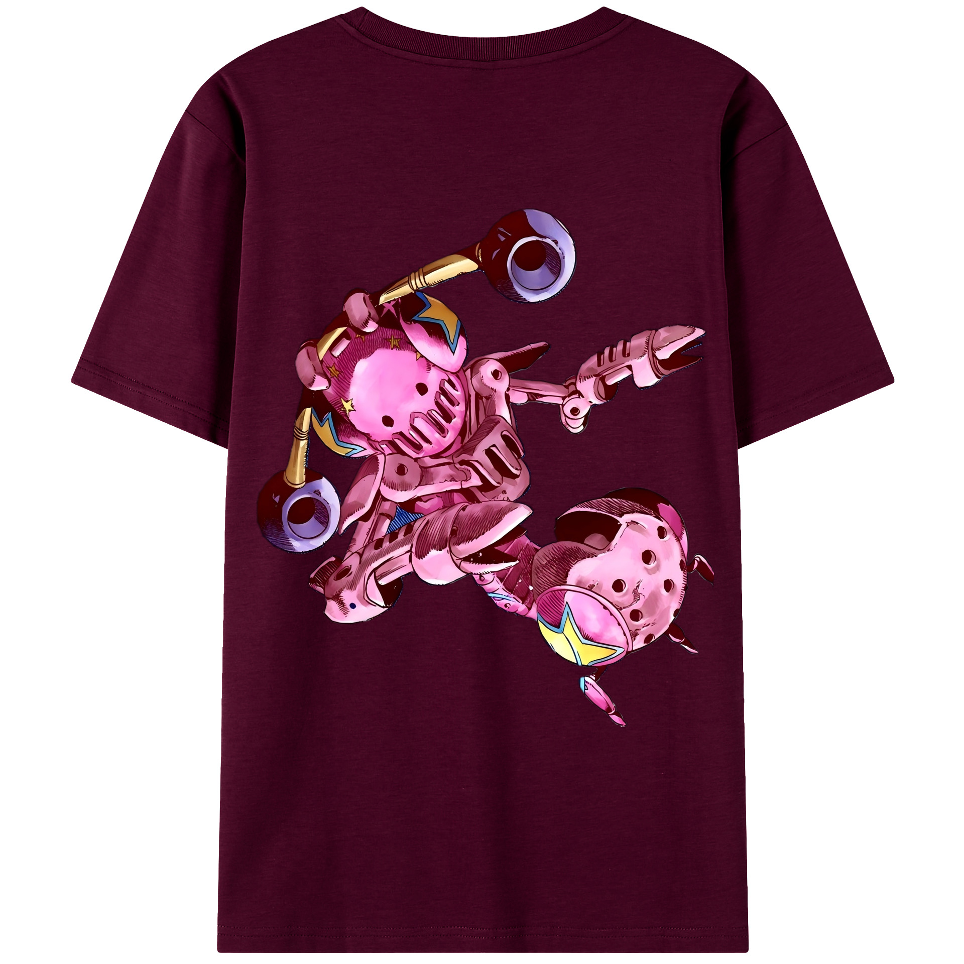 （画像用） ジョジョの奇妙な冒険 ジョナサン?ジョースター JoJo's Bizarre Adventure Jonathan Joestar レディース半袖Tシャツ(バックプリント)